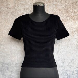 Sachin + Babi NOIR Ribbed Top Back Zip SM